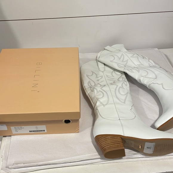 Last 1 Urson White Cowboy Boots - Picture 6 of 11